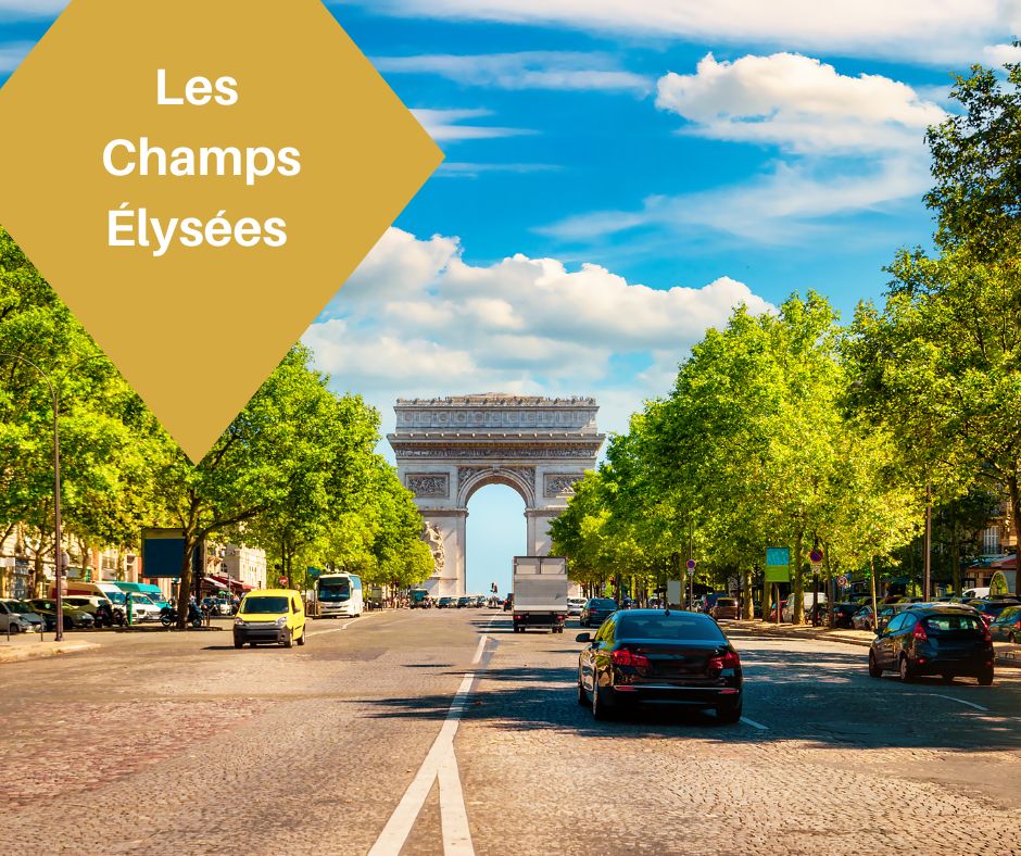 Quoi fair près des champs Élysées ?